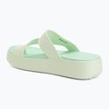 Infradito donna Crocs Getaway Platform Toe Loop jade tint 3