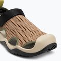 Sandali Crocs Swiftwater Mesh Deck da uomo color seppia 7