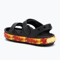 Crocs Crocband Cruiser Flames nero, sandali per bambini 3