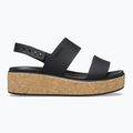 Sandali Crocs Brooklyn Cork Low Wedge donna nero/nero 2