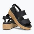 Sandali Crocs Brooklyn Cork Low Wedge donna nero/nero 6