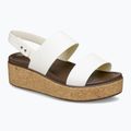 Sandali Crocs Brooklyn Cork Wedge Low da donna in gesso