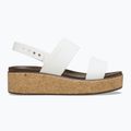 Sandali Crocs Brooklyn Cork Wedge Low da donna in gesso 2
