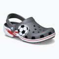 Zoccoli per bambini Crocs Classic Soccer Band Clog Kids slate grey 9