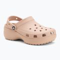 Ciabatte donna Crocs Classic Platform Clog pink caramel 2