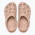 Sabot Crocs Classic Floral Cutout Clog pink caramel 5