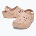 Sabot Crocs Classic Floral Cutout Clog pink caramel 6