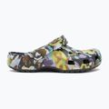 Ciabatte Crocs Classic Painted Floral black sand 3
