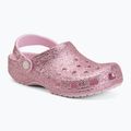 Ciabatte per bambini Crocs Classic Chunky Glitter pink milk 2