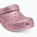 Ciabatte per bambini Crocs Classic Chunky Glitter pink milk 8
