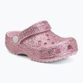 Ciabatte per bambini Crocs Classic Chunky Glitter 211940 pink milk