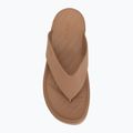 Infradito da donna Crocs Gateway Platform milk chocolate 5
