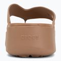 Infradito da donna Crocs Gateway Platform milk chocolate 6