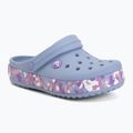 Ciabatte per bambini Crocs Crockband Glow Confetti Band blue haze/multi