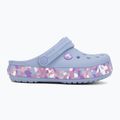 Ciabatte per bambini Crocs Crockband Glow Confetti Band blue haze/multi 3