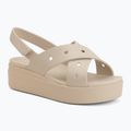 Sandali da donna Crocs Broklyn 4U Cross Strap frappe