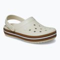 Ciabatte per bambini Crocs Crocband Gum summit white