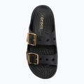 Ciabatte da donna Crocs Saturday Metallic Buckle black 5