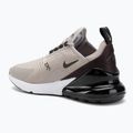 Nike Air Max 270 scarpe da donna grigio college / marrone velluto / bianco 3