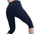 Leggings donna Nike One High Waisted Capri midnight navy/bianco 5