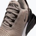 Nike Air Max 270 scarpe da donna grigio college / marrone velluto / bianco 8