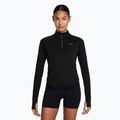 Felpa da running Nike Tempo Dri-Fit 1 / 4 Zip donna nero