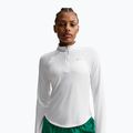 Felpa da running donna Nike Tempo Swoosh Run Dri-Fit 1/4-Zip white/black