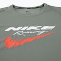 Maglietta da corsa Nike Miler Dri-Fit UV grigio fumo da uomo 8