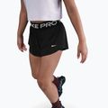 Pantaloncini bambini Nike Pro Dri-Fit 2in1 black/black/white 4