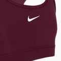 Reggiseno sportivo per bambina Nike Swoosh burgundy/white 8