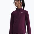 Maglia a maniche lunghe da allenamento per bambini Nike Dri-Fit 1/4 Zip bordeaux/white 4