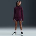 Maglia a maniche lunghe da allenamento per bambini Nike Dri-Fit 1/4 Zip bordeaux/white 7