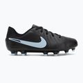Scarpe da calcio per bambini Nike Tiempo Legend 10 Academy FG/MG nero/nero 2