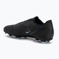 Scarpe da calcio uomo Nike Phantom 6 Low Club FG/MG nero/nero 3