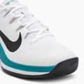 Scarpe da tennis da uomo Nike Vapor 12 bianco / nero / radiant emerald 7