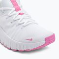 Scarpe da ginnastica da donna Nike Free Metcon 6 bianco/rosa brillante 7