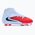 Nike Phantom 6 High Club FG/MG scarpe da calcio per bambini royal tint/bright crimson 2