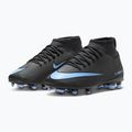 Scarpe da calcio per bambini Nike Mercurial Superfly 10 Club FG/MG nero/blu ghiaccio 10