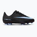 Scarpe da calcio per bambini Nike Mercurial Vapor 16 Club FG/MG nero/blu ghiaccio 8