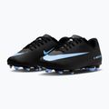 Scarpe da calcio per bambini Nike Mercurial Vapor 16 Club FG/MG nero/blu ghiaccio 10