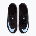 Scarpe da calcio per bambini Nike Mercurial Vapor 16 Club FG/MG nero/blu ghiaccio 13