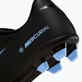 Scarpe da calcio per bambini Nike Mercurial Vapor 16 Club FG/MG nero/blu ghiaccio 15