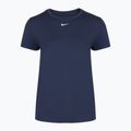 Maglietta da allenamento da donna Nike One Classic Dri-Fit mezzanotte marina/bianco 4