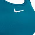 Reggiseno sportivo Nike Swoosh Medium Support green abyss/white 9