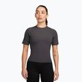 T-shirt donna Nike Zenvy Rib Dri-Fit thunder grey/white