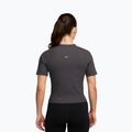 T-shirt donna Nike Zenvy Rib Dri-Fit thunder grey/white 2