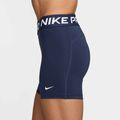 Pantaloncini da allenamento da donna Nike Pro 365 5" mezzanotte marina/bianco 3