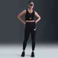 Leggings da running donna Nike Tempo Swoosh Run High-Waisted 7/8 black/white 7