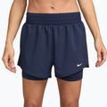Pantaloncini da donna Nike One Dri-Fit High-Waisted 3" 2In1 midnight navy