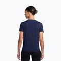 Maglietta da allenamento da donna Nike One Classic Dri-Fit mezzanotte marina/bianco 2